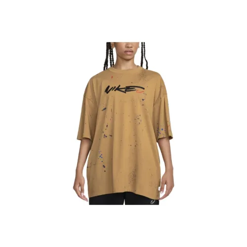 Nike X Futura Women's Breaking Oversized T shirt Asia Sizing Flax