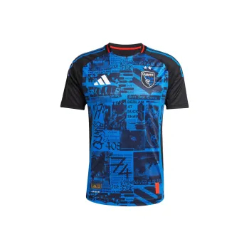 Adidas Free Shipping With AdiClub San Jose Earthquakes 25/26 Home Authentic Jersey