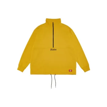 Dickies Stand Collar Loose Fit Sweatshirt Spring And Autumn Women's Sunflower