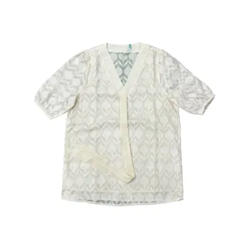 Silly 2024 Summer Shirt Women's White