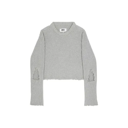 MM6 Maison Margiela Cut out Ribbed Jumper