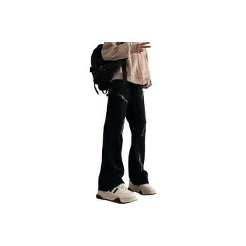 BENGEN Jeans Unisex Hip Hop Black