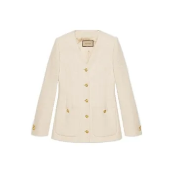 GUCCI SS22 Jackets Coats Women's White