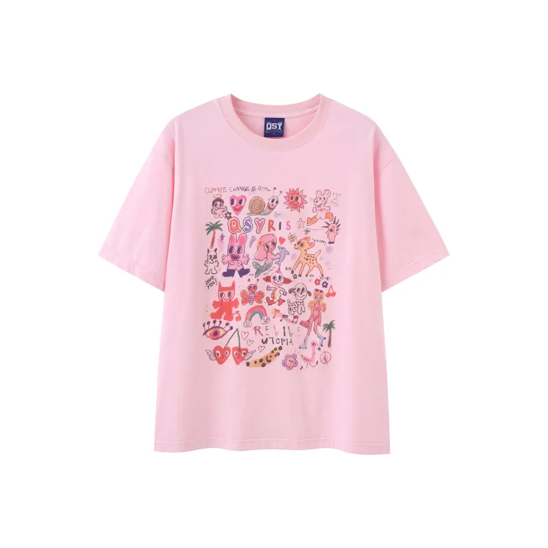 QISENYAR T-Shirts Unisex-0