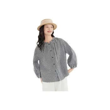 Fragment Shirt Women's Black White