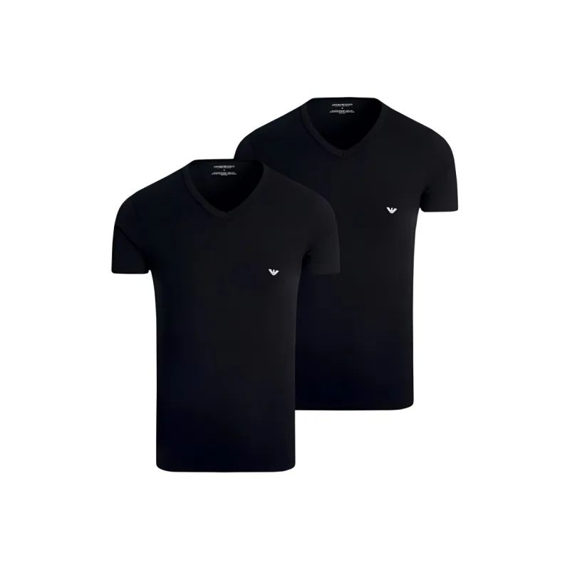 EMPORIO ARMANI T Shirt Men's 2 Pack Black-0