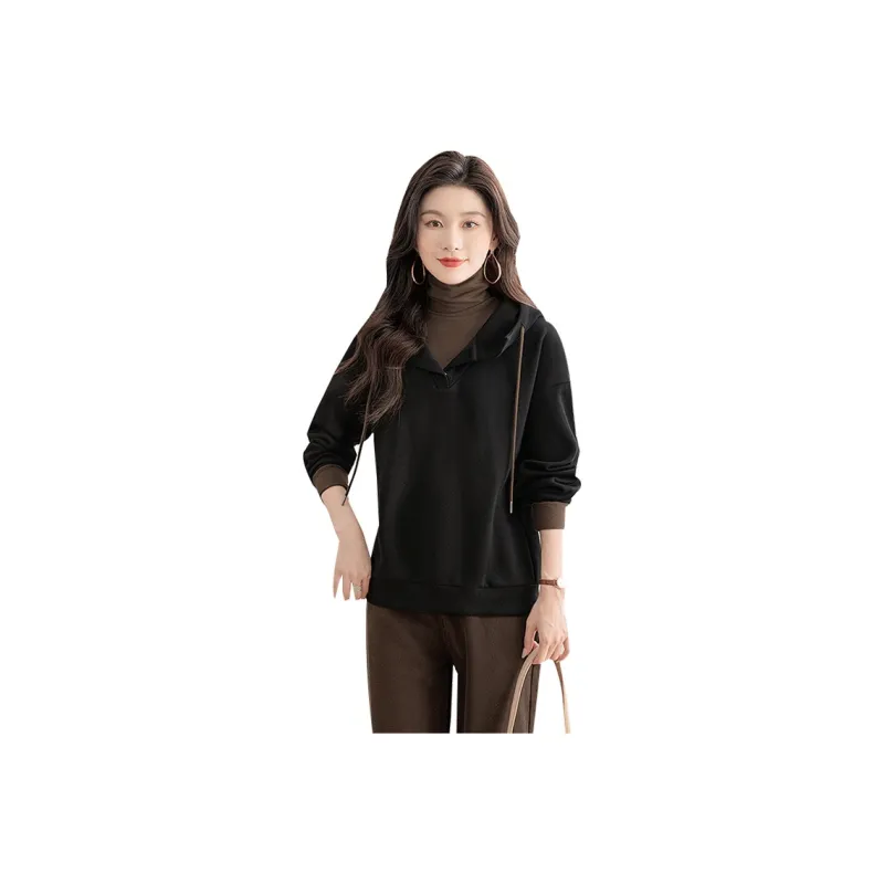 Cypress House Sweatshirt Women's Black & Green-0