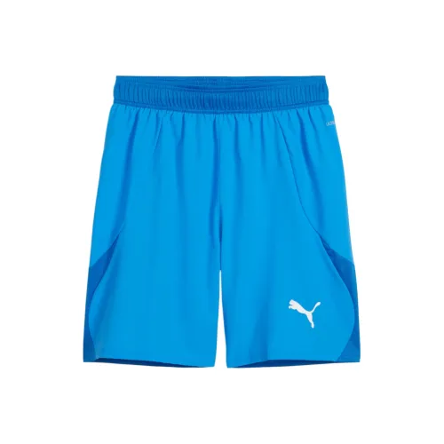 PUMA Soccer Bottoms Men Blue