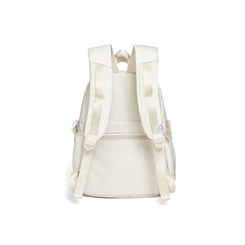 CNOLES Fabric Backpack Women's Cream White/Pink Blossom-2