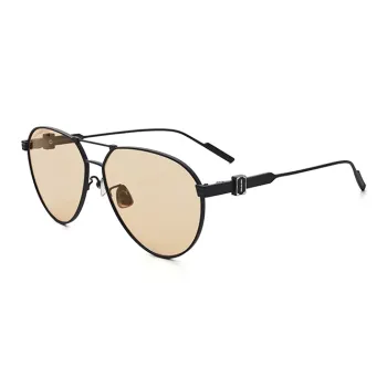 THE OWNER Titanium Irregular Shape Sunglasses Unisex