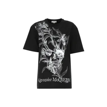 Alexander McQueen T Shirts Women's Black