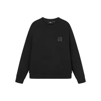 FILA MILANO Italian Luxury Sports Collection Sweatshirts Women's Jet Black