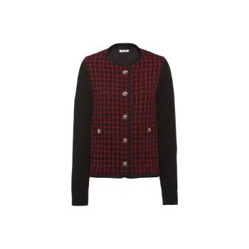 MIU MIU Jackets Coats Women's Red Black