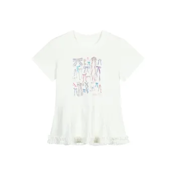 AooRaa Regular T Shirt Women's White