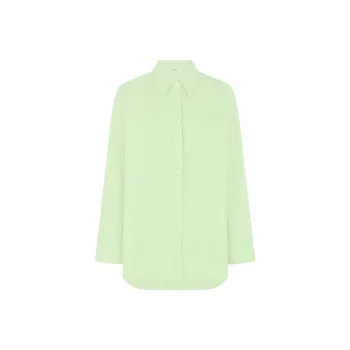 MEIYANG Shirt Women's Light Green