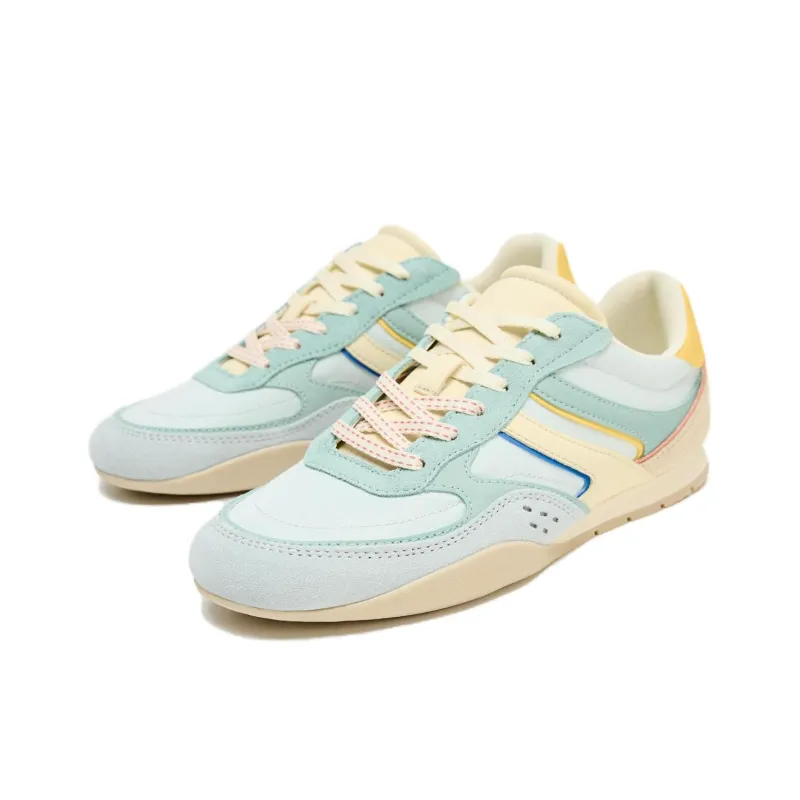 ZARA Abrasion Resistant Slip Resistant Lightweight Low Top Casual Shoes Women's Aqua Green-1