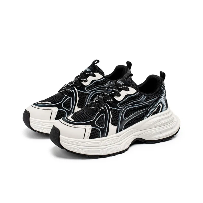 Magelly Cushioning, Slip Resistant, And Abrasion Resistant Low Top Chunky Sneakers Men's-7