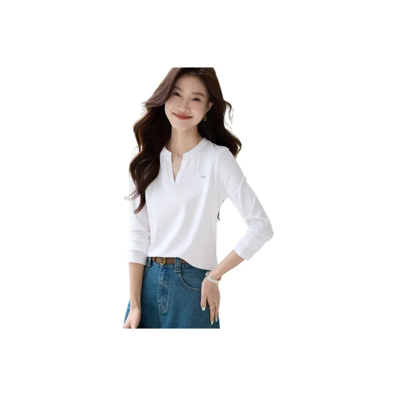 Mo Han Yi Mei T Shirt Women's Ecru-0