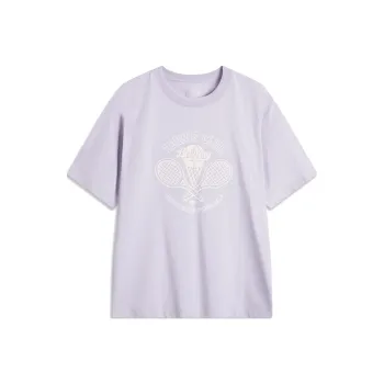 LiNing Sports Life Collection T Shirt Women's Sea Salt Purple