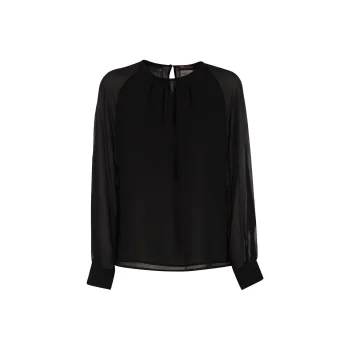 MaxMara Studio Crewneck Long Sleeved Top