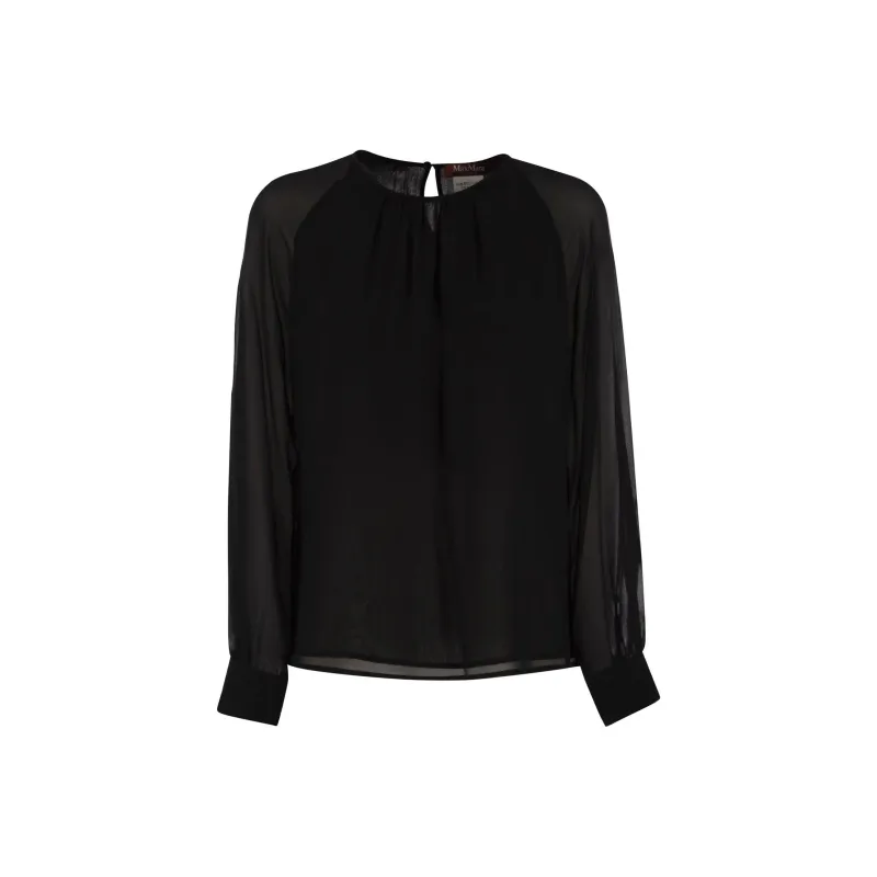 MaxMara Studio Crewneck Long Sleeved Top-0