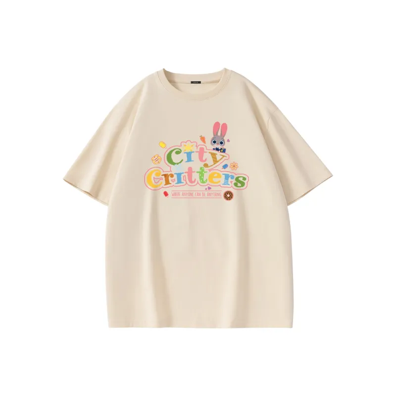 Cotton x Disney Drop Shoulder Sleeve T Shirt Women's-5