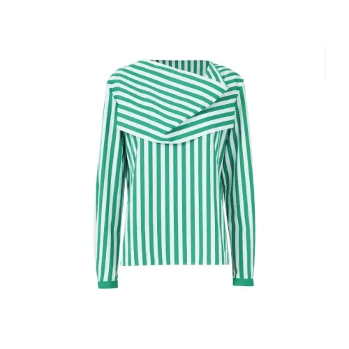 GABRIELE COLANGELO Interlocking Stripes Collar Long Sleeved T Shirt Women's Jasper