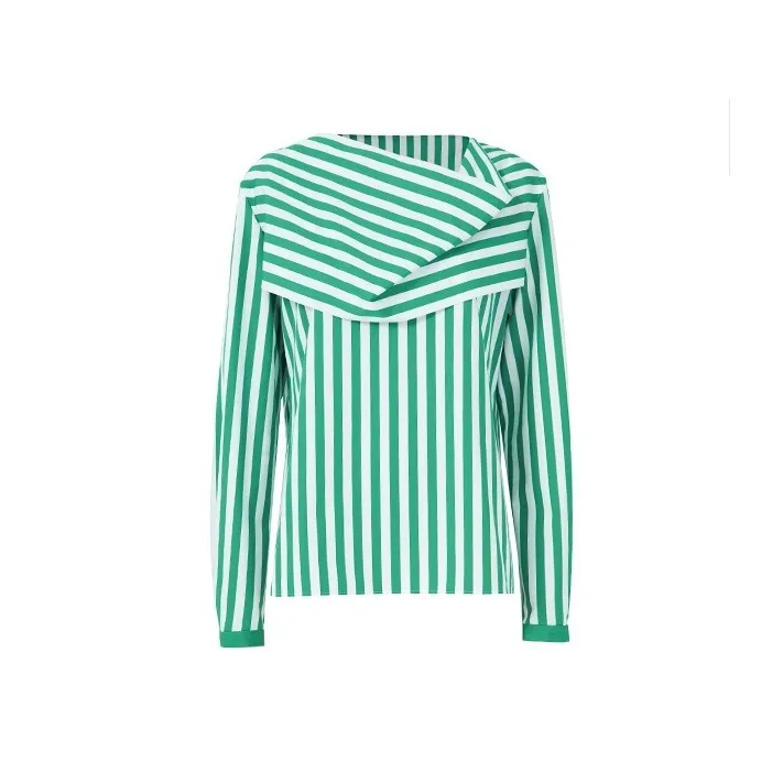 GABRIELE COLANGELO Interlocking Stripes Collar Long Sleeved T Shirt Women's Jasper-0