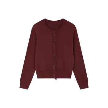 Mo Han Yi Mei Knitwear Women's Maroon