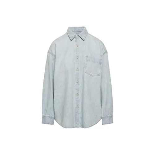 ARITZIA Denim Forum The '80s Comfy Denim Shirt Shirt Women's Blue