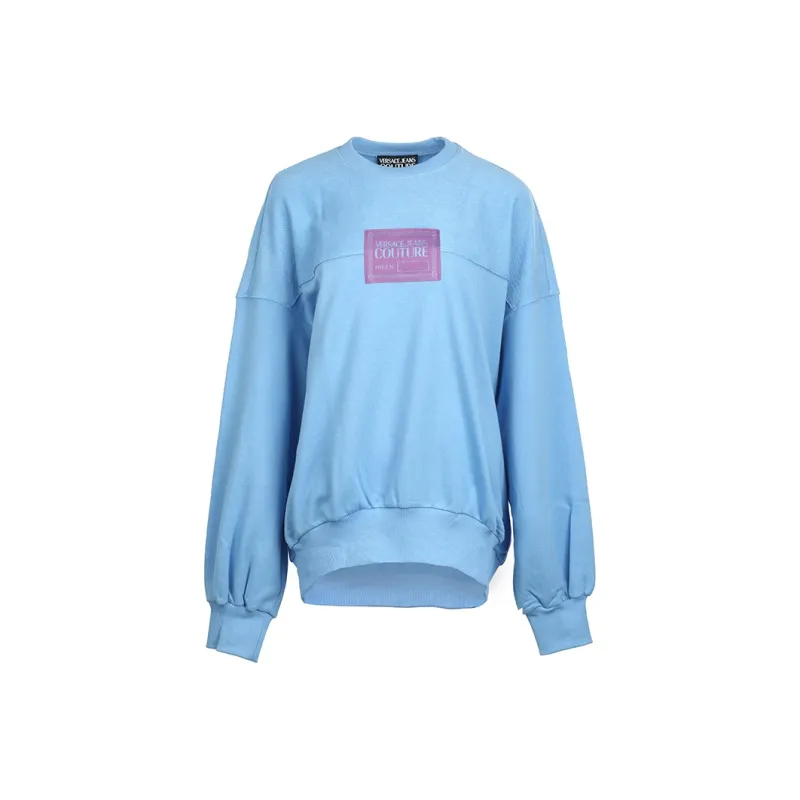 VERSACE JEANS COUTURE Sweatshirts Women's Blue-0