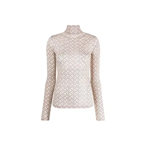 PINKO Logo print Semi sheer Top