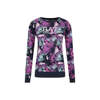 EMPORIO ARMANI EA7 FW22 Sweatshirt Women's Black