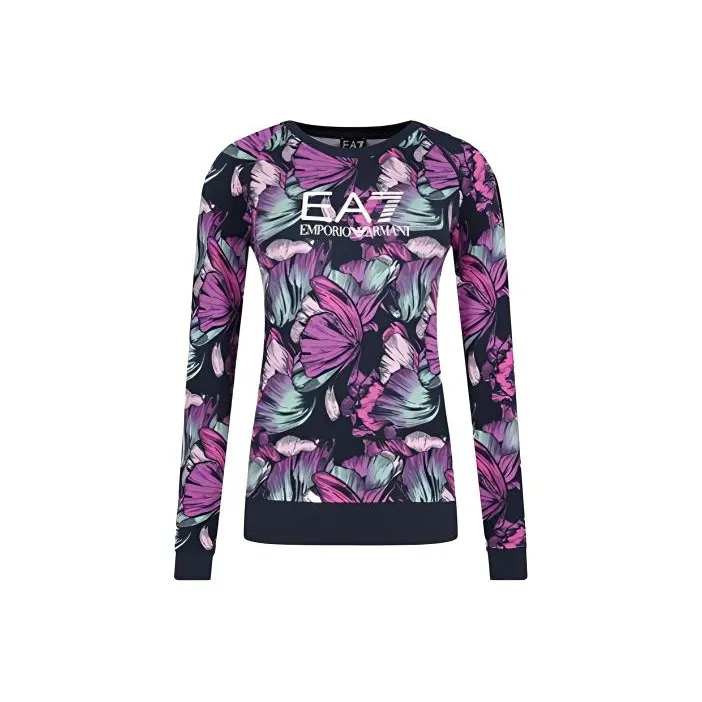 EMPORIO ARMANI EA7 FW22 Sweatshirt Women's Black-0