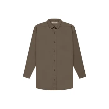 Fear Of God Essentials Women's L/S Oxford Wood