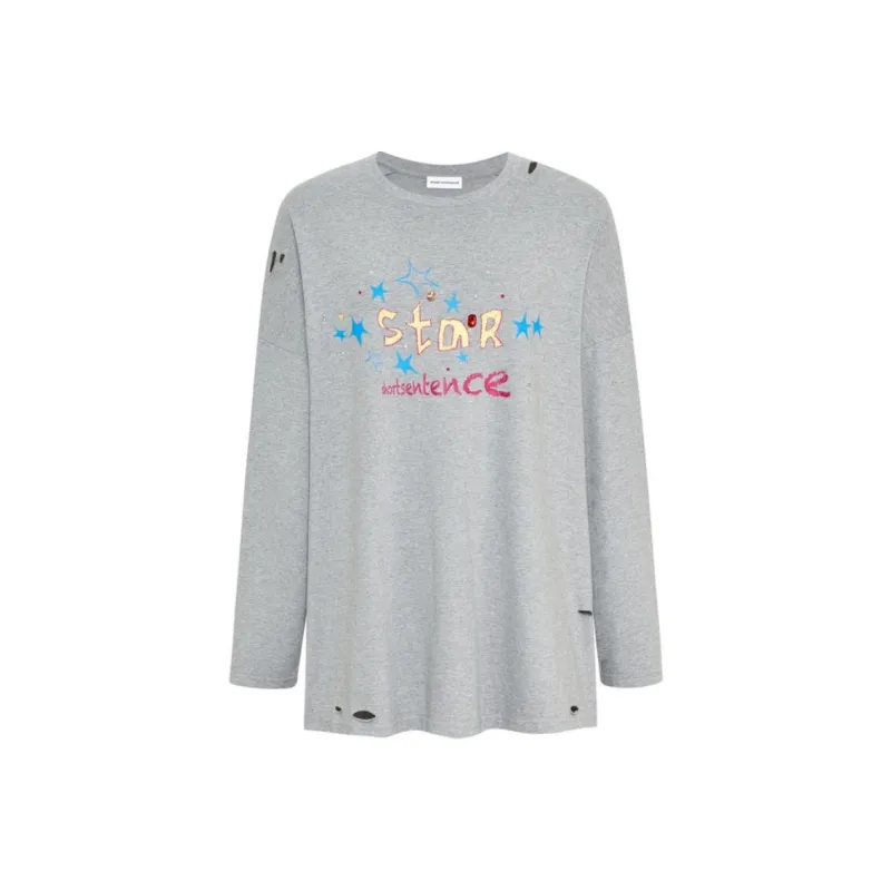 Short Sentence T Shirts Women's-3