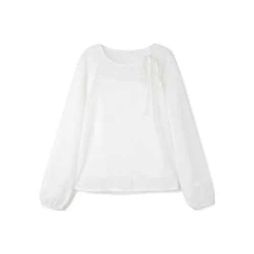 TKY SHOP Shirt Women's Moon White