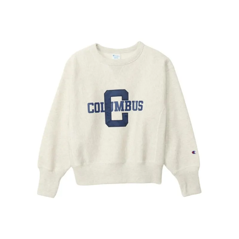 Champion Reverse Weave FW24 Sweatshirt Women's Oat-0