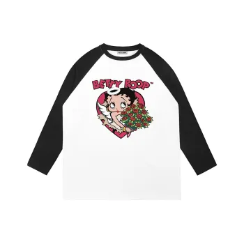 BETTY BOOP T-Shirt Women's Black White