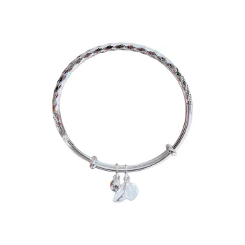 HAOYINFANG 999 Fine Silver Bangles Women's