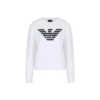 EMPORIO ARMANI Asv Organic Jersey Sweatshirt With Logo