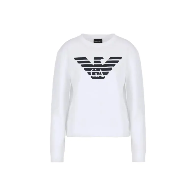 EMPORIO ARMANI Asv Organic Jersey Sweatshirt With Logo-0