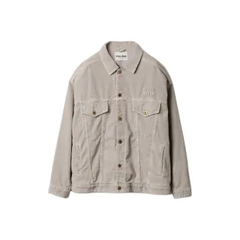 MIU MIU Jackets & Coats Women's Granite Gray