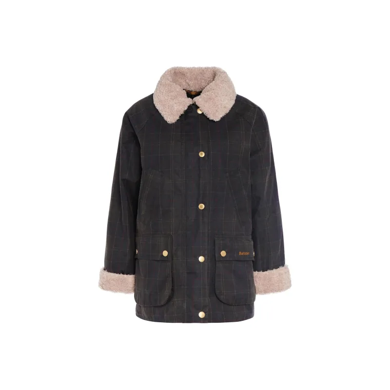 BARBOUR Swainby Waxed Jacket Jackets Coats Women's Black-0