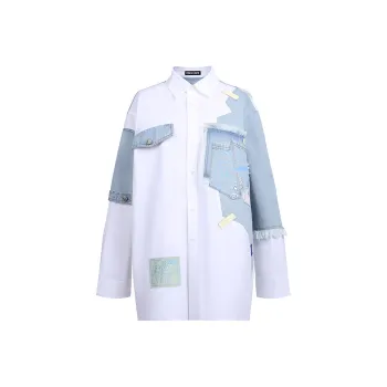 FRAIL STATE Shirt Women's Blue White