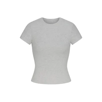 Skims T Shirts Women's Light Heather Gray