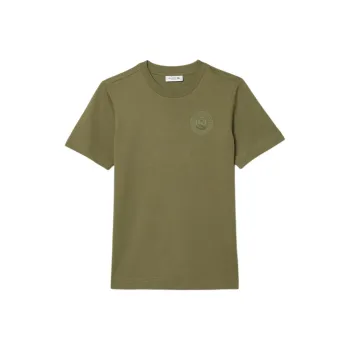 LACOSTE T Shirt Women's Khaki Green