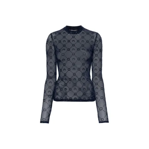 Marine Serre Moonogram Mesh Longsleeved Top