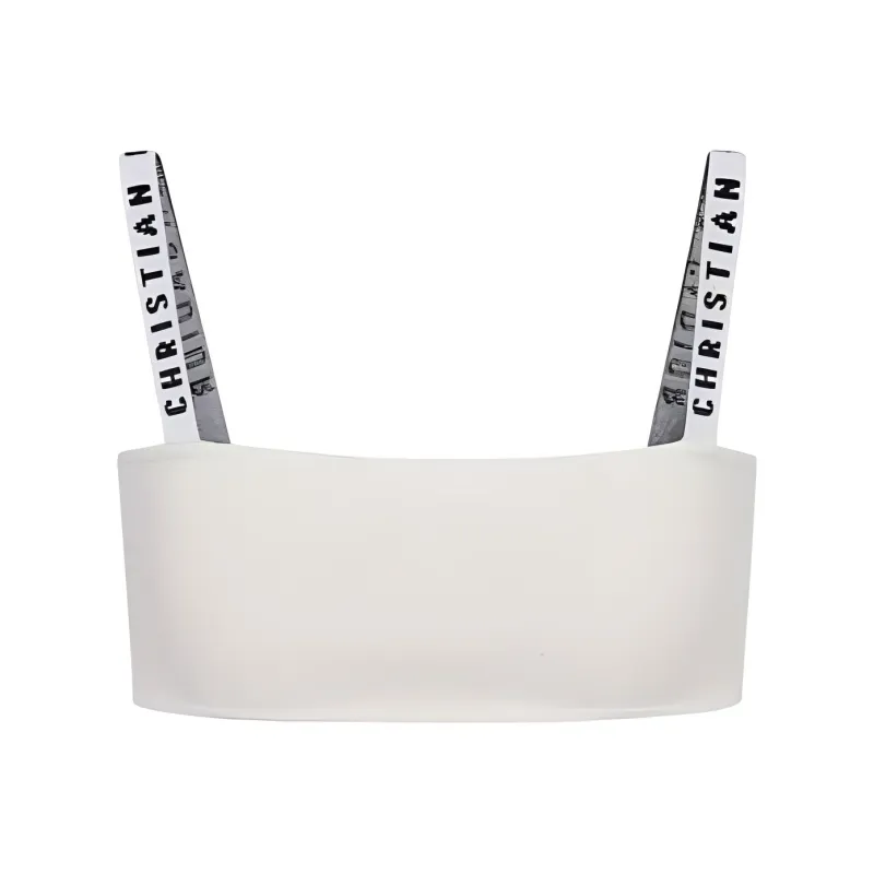 DIOR Strapless Top Women's White-0