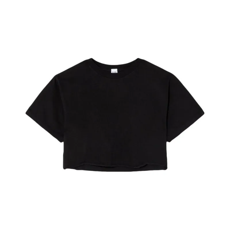 RE/DONE Cropped Short-sleeved T-shirt-0